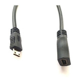 Cabo Mini Hdmi Para Hdmi Femea 30cm High Speed