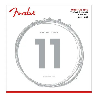 Encordadura Fender Para Electrica Pure Nickel 11-49 150m | Meses sin interés