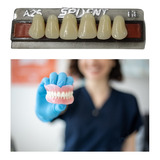 Dentes Resina Avulsos Placa. Postiços Provisórios Superior