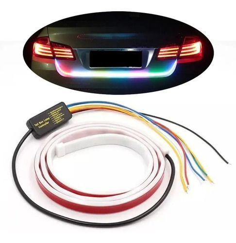 Tira Led Cajuela Secuencial Auto Stop Drl Funciones Tunning