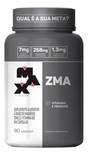 Zma Vitaminas Y Minerales, 90 Cáps, Max Titanium