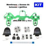 Kit Ps4 Control Membrana Flex + Gomas Botones + Gatillos +14