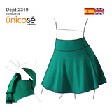 ( Moldes De Ropa)  Deporte Pollera Short Paddle 2319