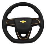 Volante Novo Onix Dourado Para Chevrolet D20 Ano 1989