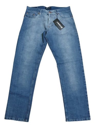 Pantalon Jeans Clasico Recto Ancho Liquidación