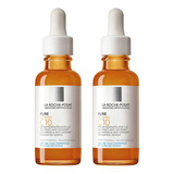 Combo X2 La Roche Pure Vitamin C10 Serum Antioxidante 30 Ml