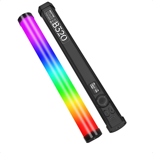 Luz Led Para Fotografia Beston Tubo Rgb Frio Calido 34cm