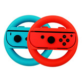 Volante Control Para Nintendo Switch Color Neon 2 Unidades Color Rojo