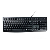 Teclado Alambrico Logitech K120 Usb Estándar Negro 