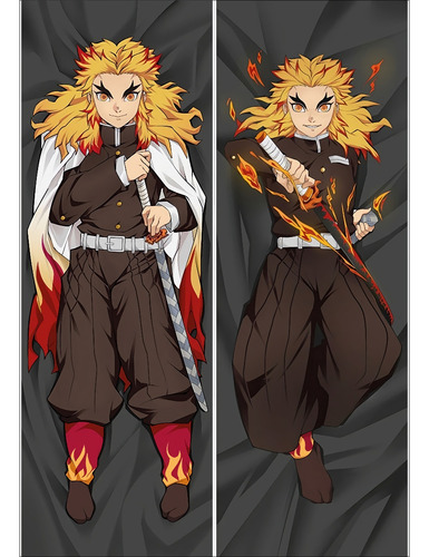 Dakimakura Kimetsu No Yaiba 2 Lados+relleno 65 X 190