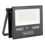 Refletor 100w Placa Solar Preto Ip66 Forte 6500k Branco Frio