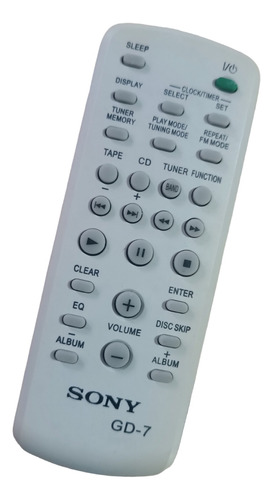 Control Para Minicomponente Sony Tipo Original Genezi