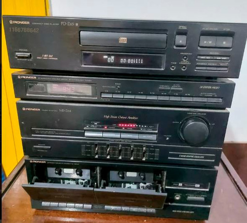 Minicomponente Vintage Con Rep Cd Pioneer Ms-z64 Y Pd-z65