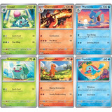 Ivysaur Chamander Squirtle Charmeleon - Lote De Cartas Pokém