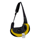 Bolso Transportador Bird Para Gato O Perro Color Amarillo