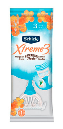 Schick Xtreme3 Hawaiian Tropic Maquina De Afeitar 1u