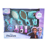 Set De Belleza Frozen-secador, Peine, Espejo, Accesorios Chi