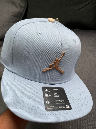 Gorra Jordan Brand Mvp Pro Snapback Azul Claro