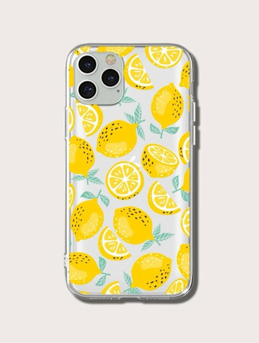 Funda Para iPhone Con Diseño De Limones Amarillos.