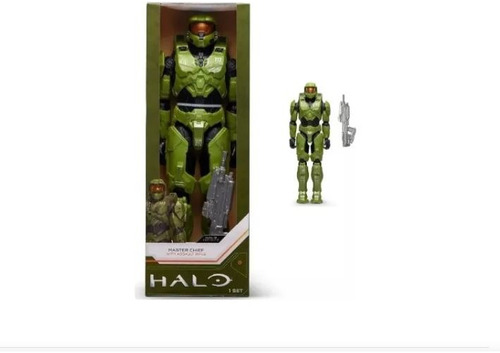 Figura De Halo Mater Chief With Assault Rifle