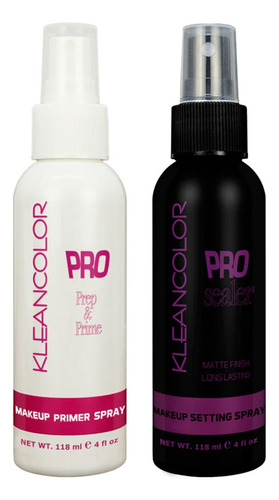 Kleancolor Fijador En Spray Dúo Mate Pro Makeup