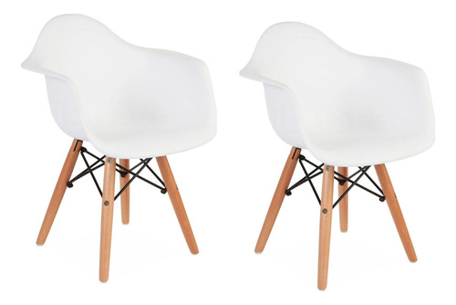 Set *2 Sillon Silla Eames Kids Infantil Madera- Alto Impacto