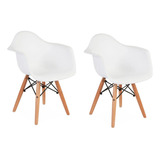 Set *2 Sillon Silla Eames Kids Infantil Madera- Alto Impacto