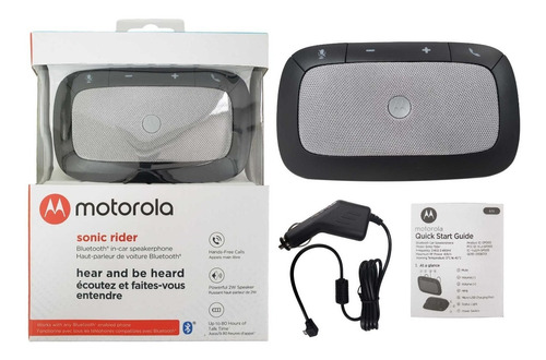 Manos Libres Bluetooth Motorola Sonic Rider, Automovil