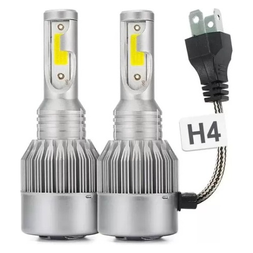 Lâmpada Full Led Automotiva C6-h4 6500k 2-24v 10,0 Cm