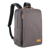 Mochila Casual Impermeable 19l-15.6 Pulgadas. Color Gris