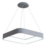 Luminária Quadrada Pendente Lustre Led Sala Square 1 Mg129