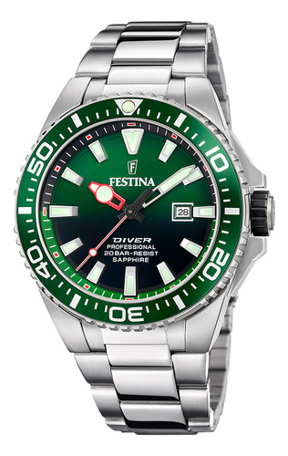 Reloj F20663/2 Verde Festina Hombre The Originals