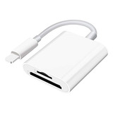 Adaptador Leitor De Cartao 2 Em 1 Sd E Tf iPhone / iPad  Nfe