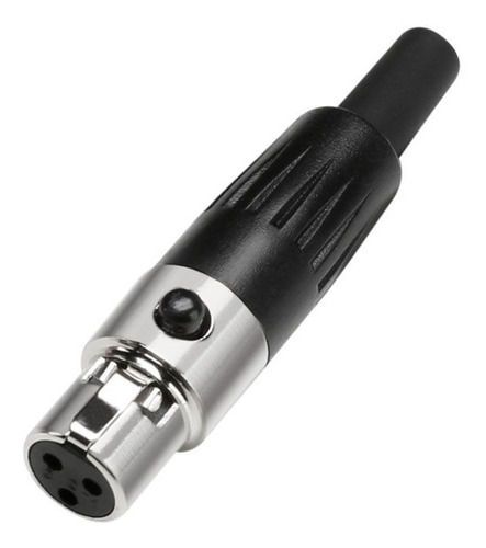 Conector Mini Canon Xlr 3 Pines (hembra) Seetronic St101