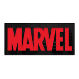 Letrero Marvel Acrilico 40 X 18 - Negro