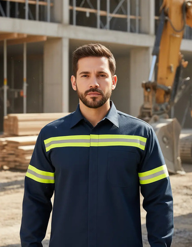 Camisola Para Trabajo Industrial De Mezclilla 10 Onzas | MercadoLibre