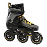 Rollers Rollerblade Rb 110  Unisex (negro/amarillo Azafrán)