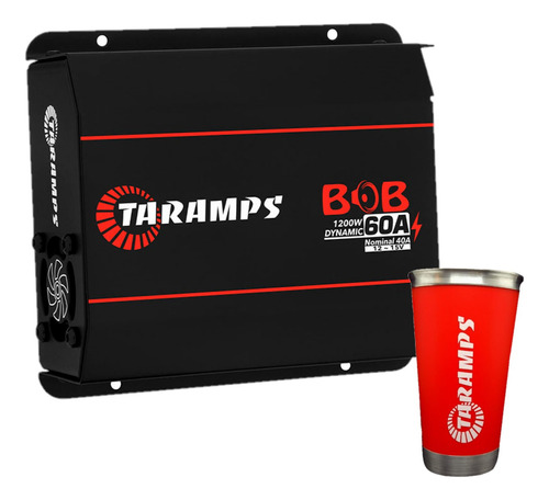 Fonte Taramps 60a Bob Bivolt 1200w Carregador De Bateria