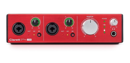 Interfase De Audio Focusrite Usb Clarett 2 Pre Mocl0006