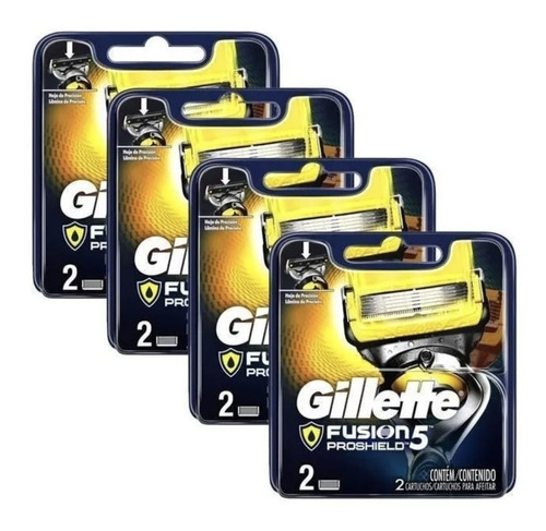 Carga Cartucho Gillette Fusion Proshield 5 - 8 Refil