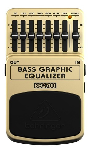 Pedal De Bajo Electrico Beq700 Behringer Bass Graphic