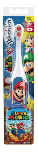 Escova De Dentes Eletrica Infantil Super Mario Lacrada - Eua