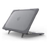 Funda Gris Macbook Air De 13 Pulgadas Con Soporte Plegable