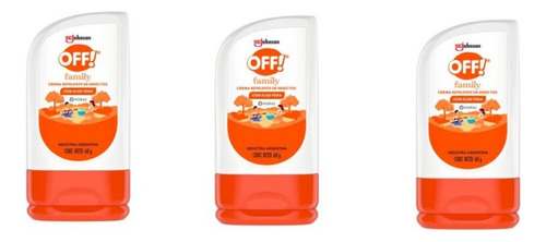 Off ! Repelente Insectos Mosquitos 180g Con Aloe Vera 3x60g