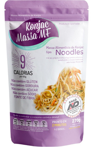 Massa Konjac Tipo Noodles 270g