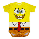 Pañalero Bebé Bob Esponja Traje Disfraz Spongebob
