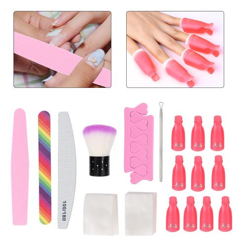 Set De Herramientas Para Quitar El Esmalte De Uñas Soak Off