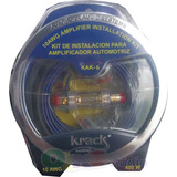 Kit De Instalación Para Amplificador Calibre 6 Krack Kak-6