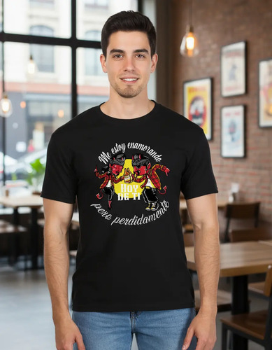 Mg Playera Manga Corta Unisex Inspector Me Estoy Enamorando