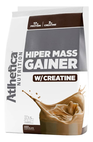 Massa Hiper Mass Gainer W/ Crea (1500g) Atlhetica Nutrition